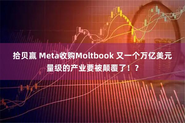 拾贝赢 Meta收购Moltbook 又一个万亿美元量级的产业要被颠覆了！？